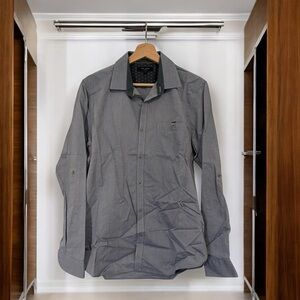 Ted Baker Men’s Gray Button-Up Shirt size 3